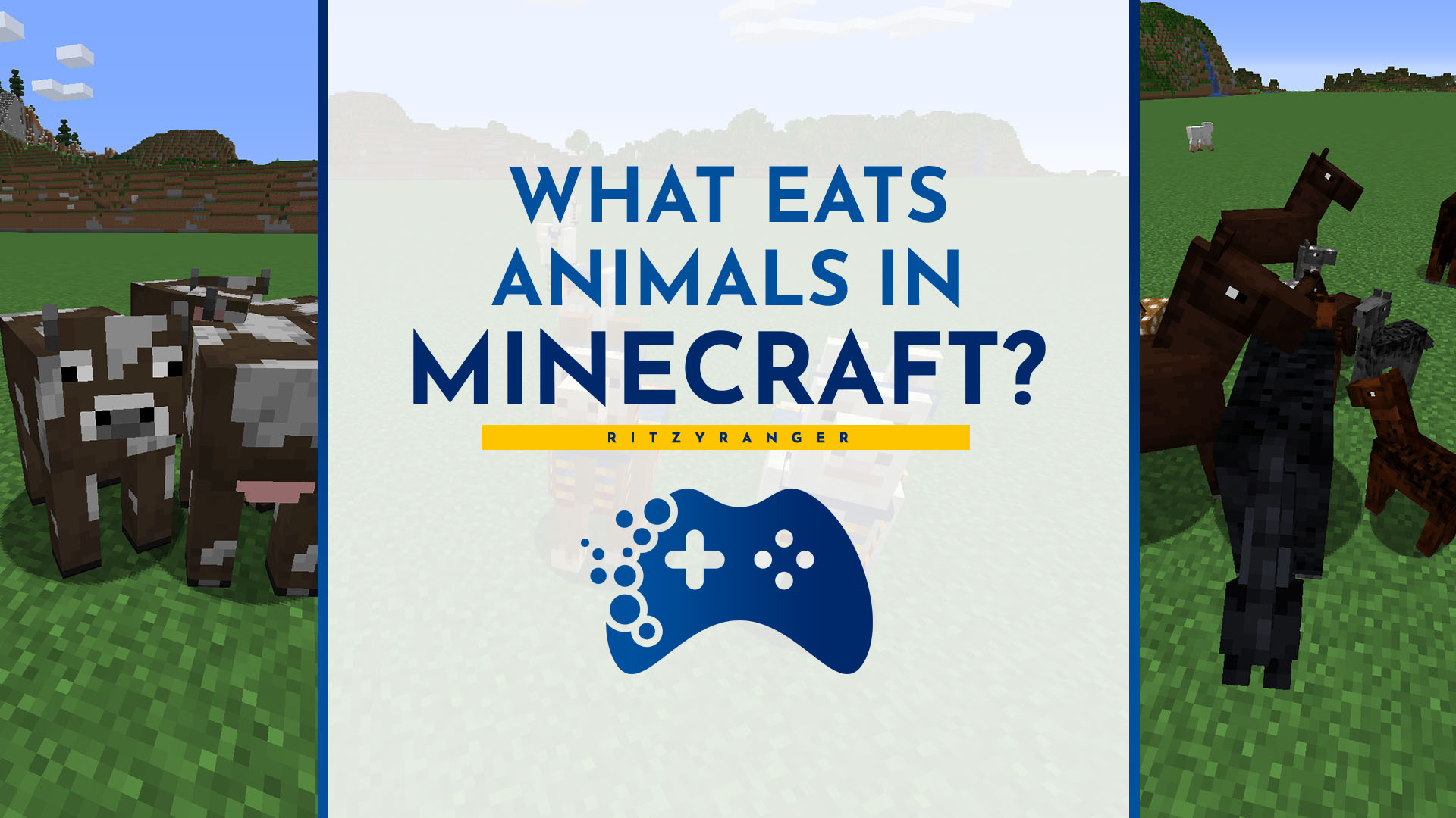 What do animals eat in Minecraft?